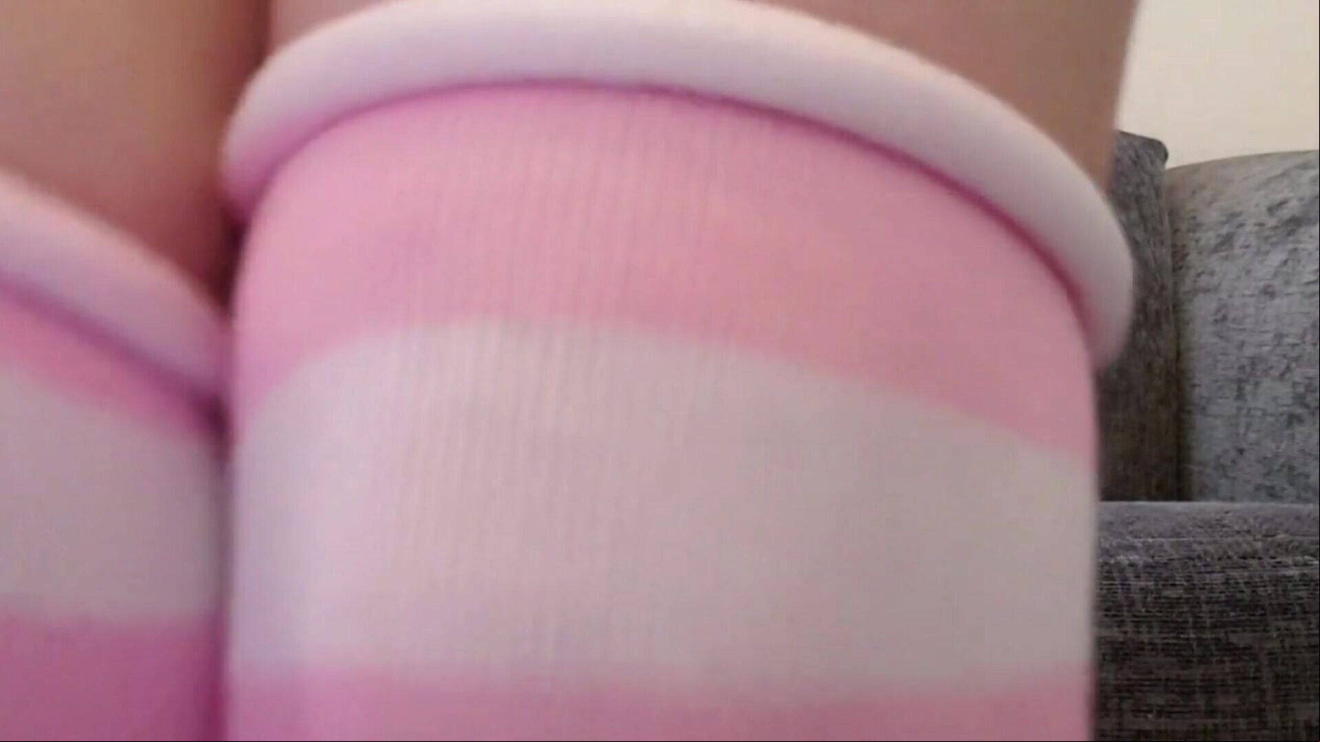 Cute Teen Babe in Sneakers and Long Socks Loves Rough Anal.