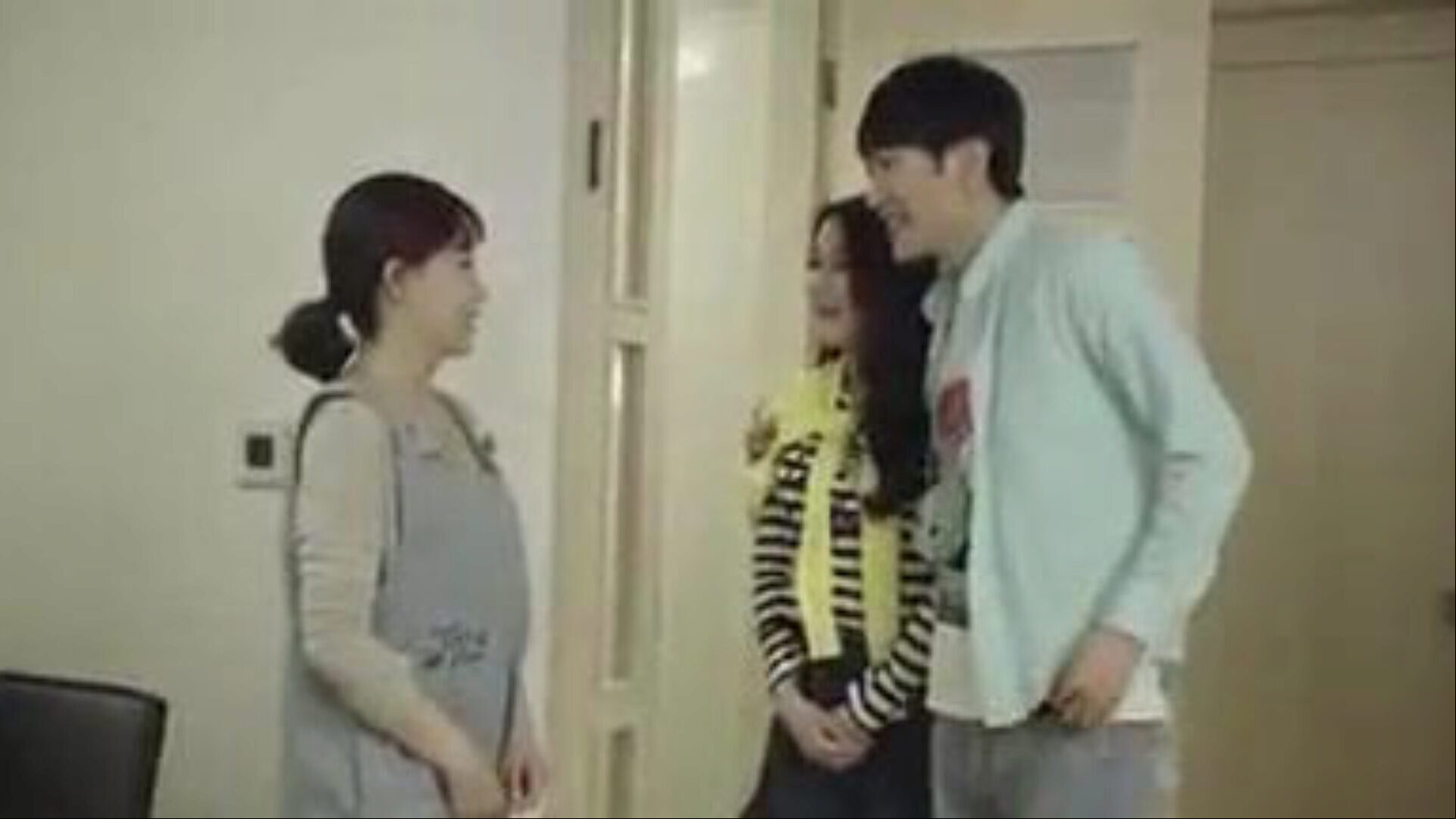 Mom & Son's Friend Fucks in the Kitchen - Korean Movie Korean Movie Clip - Mom & Son's Friend Fucks in the Kitchen during the time that son banging with his girlfriend in the bedroom